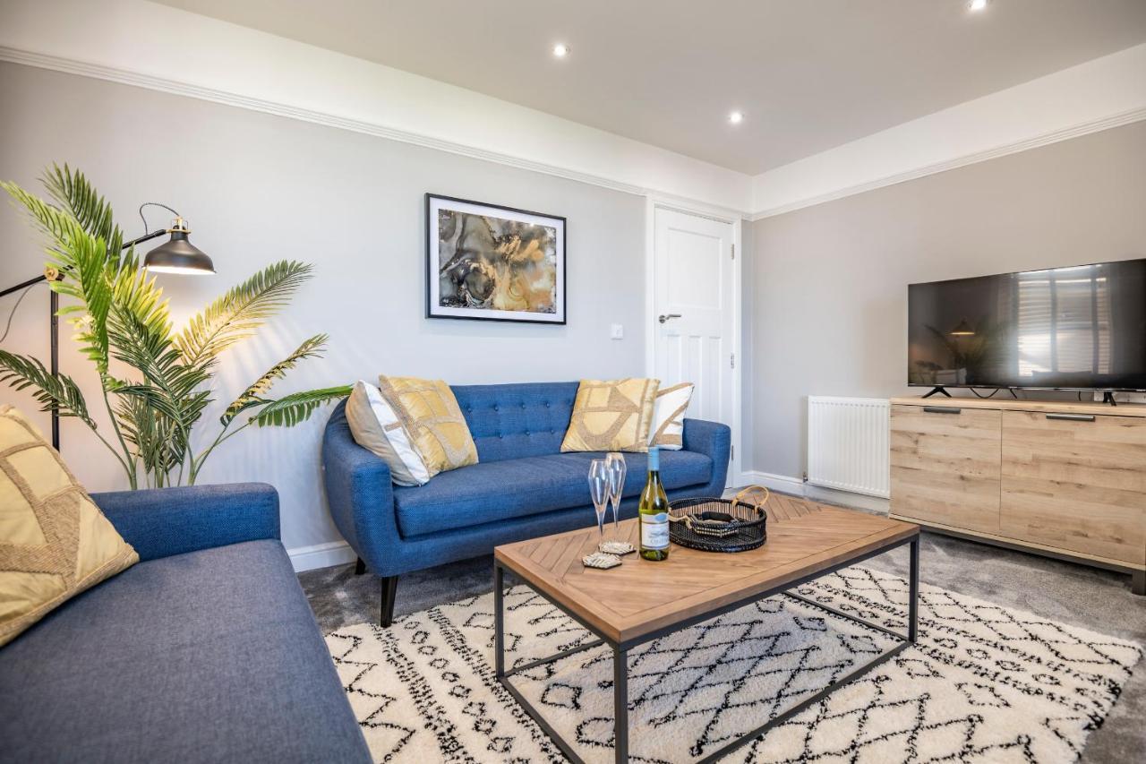 Luxury 2 Bed Apartment, Sea View, Near The Beach. Rhôs-on-Sea Eksteriør billede